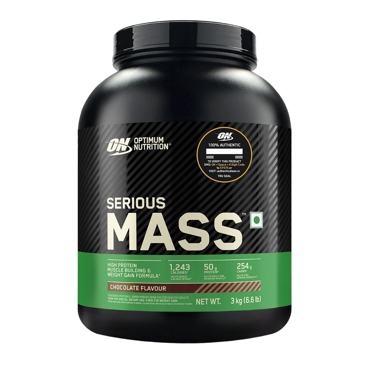 Optimum Nutrition (ON) Serious Mass 3kg | 50g Protein | Chocolate Flavour | Strength | Sport Performance