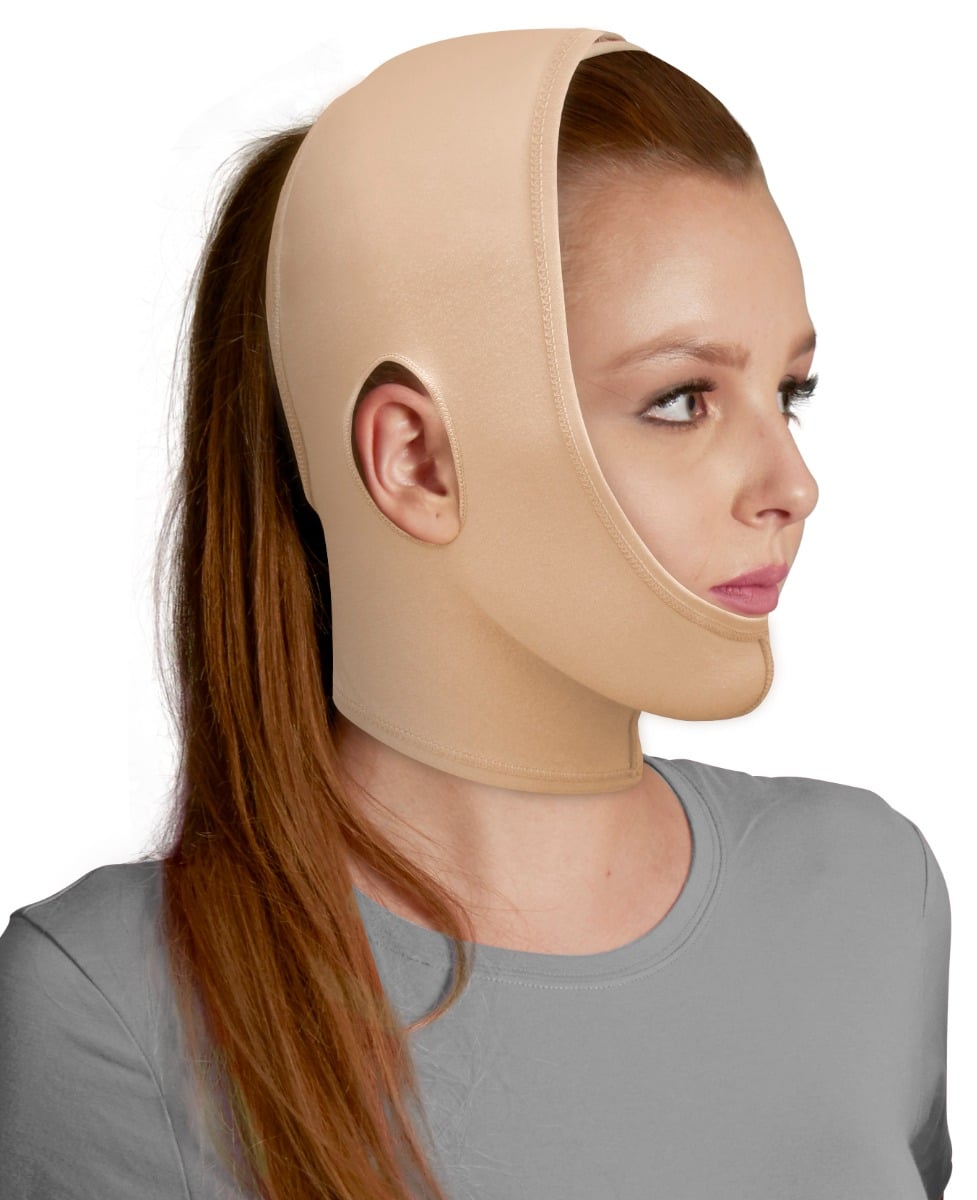 Tynor Compression Garment Face Open Hood, Beige, XXL, 1 Unit