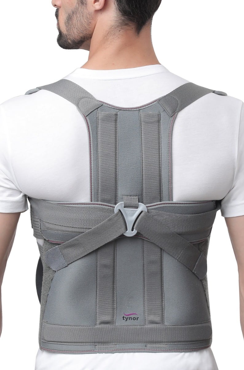 Tynor Taylor's Brace Long, Grey, XXL, 1 Unit