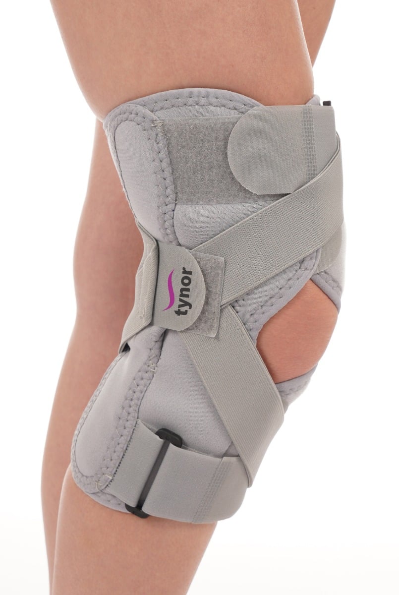 Tynor OA Knee Support (Neo), Grey, Left, Large, 1 Unit