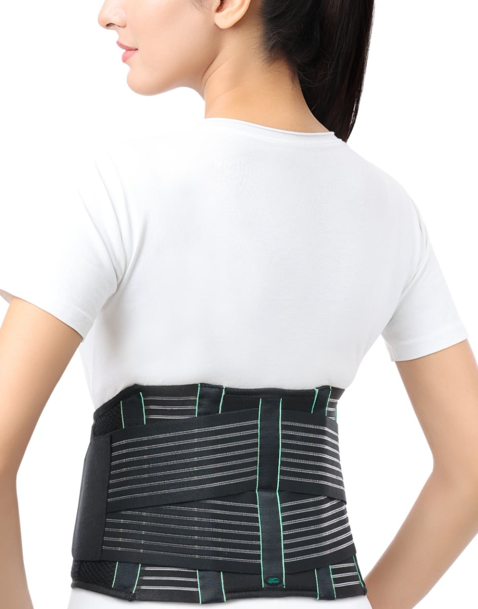 Tynor Back Support Belt, Black, Small, 1 Unit
