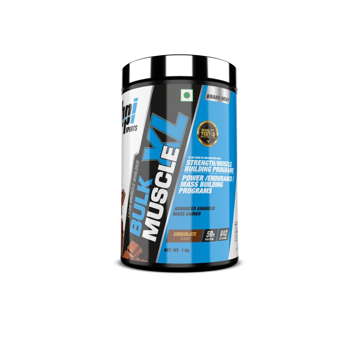 BPI Bulk Muscle XL | Gain Weight, Post | Workout, 50g Protein, 144g Carb, Chocolate, 1kg