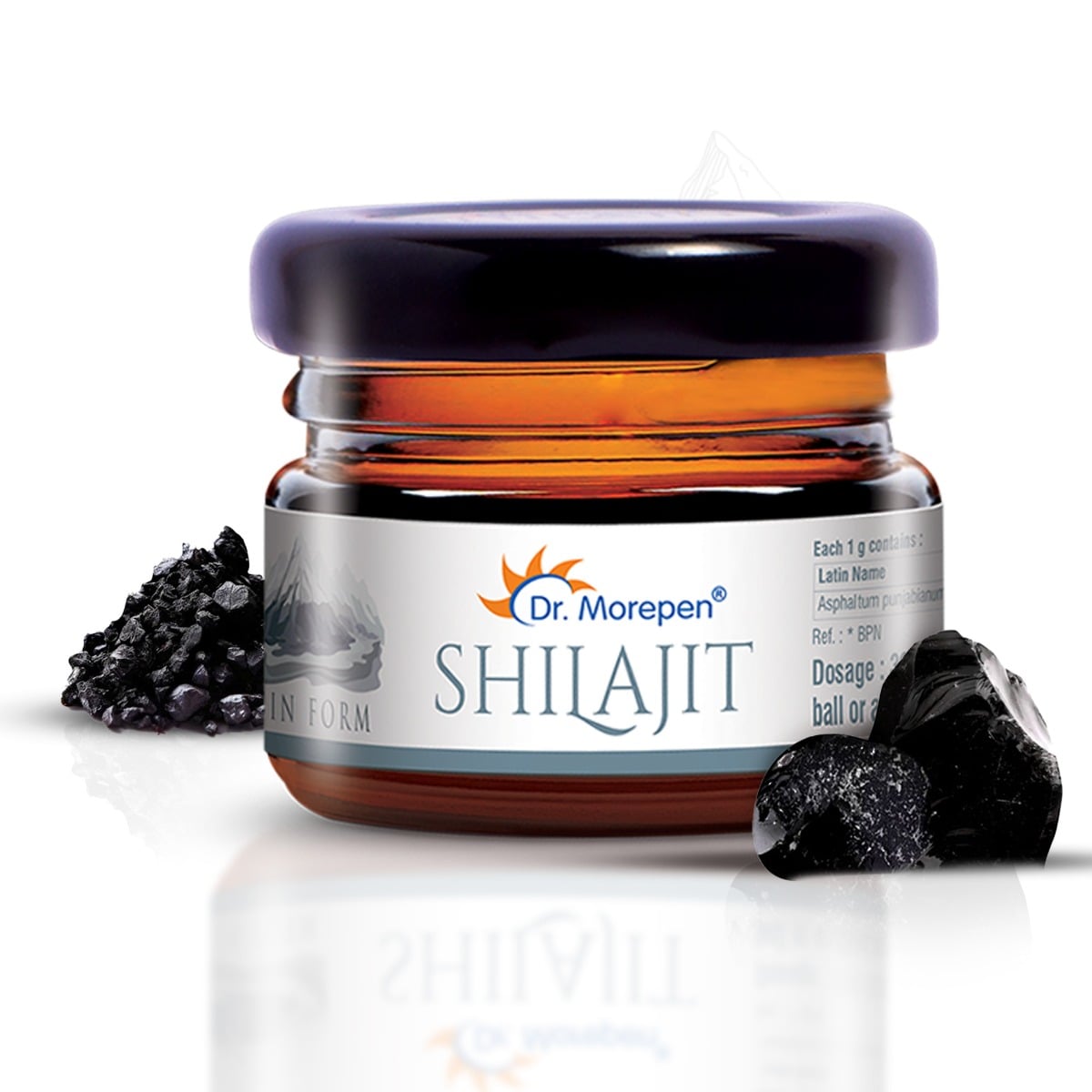 DR. MOREPEN Natural & Pure Shilajit Resin (15g, Black)