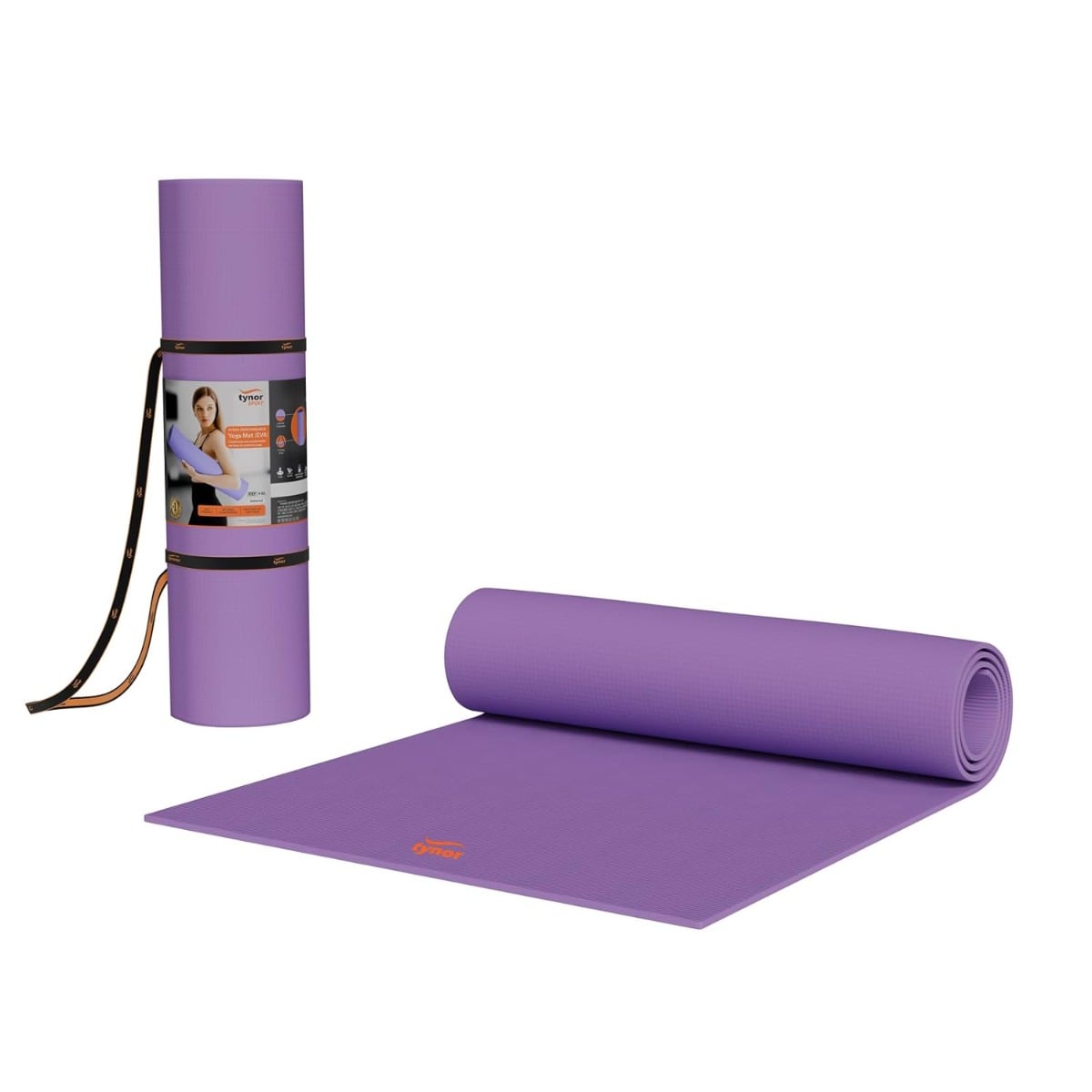 Tynor Yoga Mat Eva, Purple, 6MM, 1 Unit - Sports and Fitness Equipment | Buy online on ZillyBuy