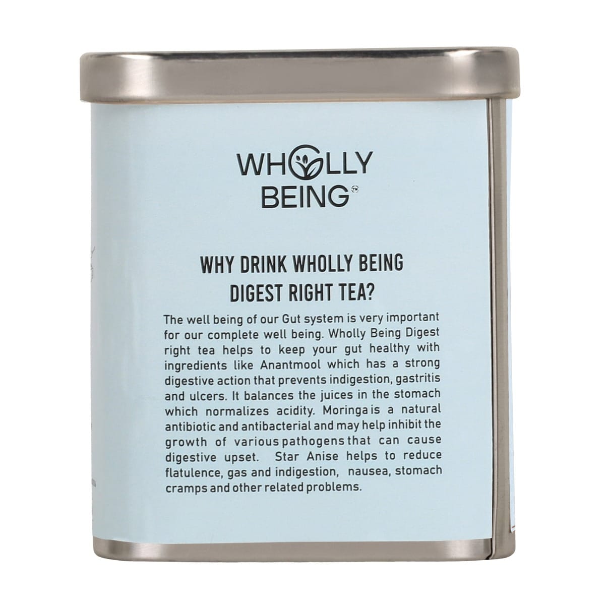 Wholly Being Digest Right Tea for better digestion & gut health with ...