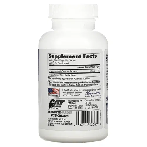 gat sports l carnitine muscleandstrength Sport Lets talk about L-Carnitine, If