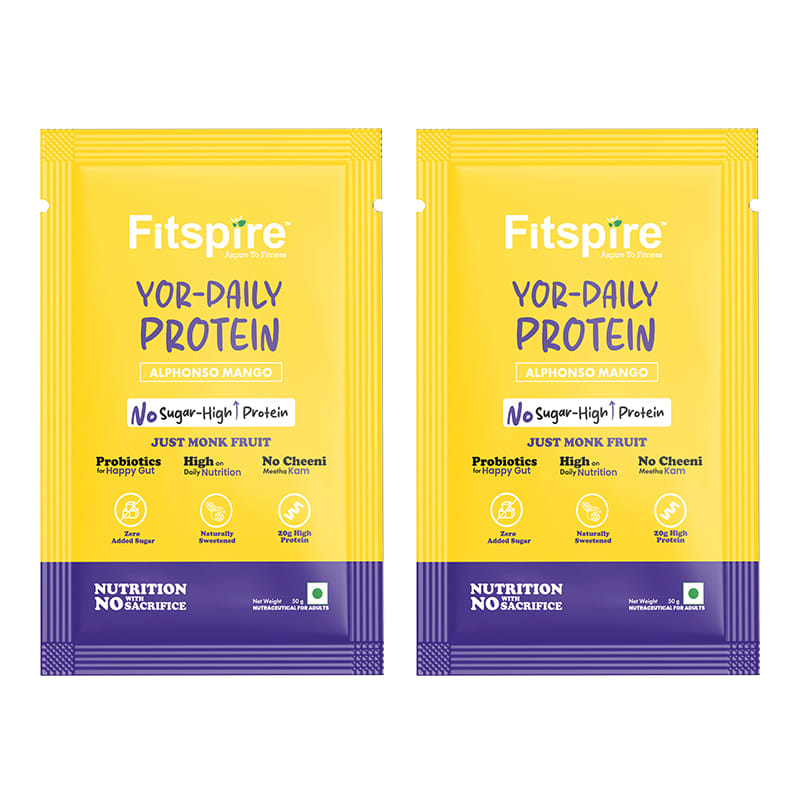 Fitspire YOR Daily Protein Powder 50g (Pack Of 2)
