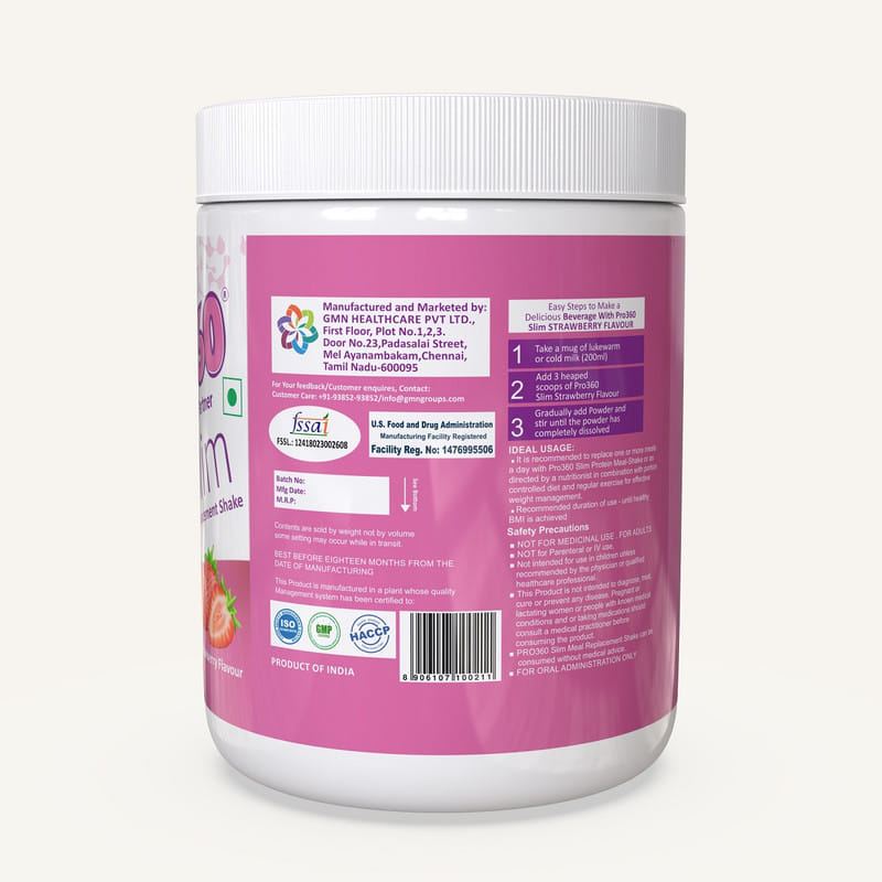 Pro360 Slim Weight Management Meal Replacement Protein Shake ...