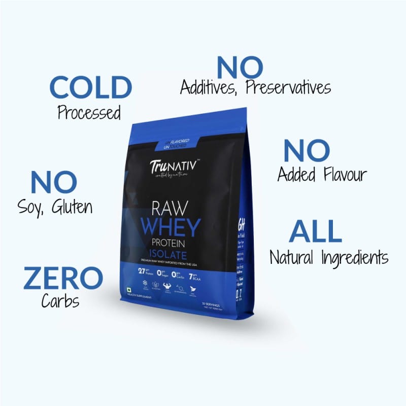 TruNativ Raw Whey Isolate 900g & Himalayan Organics Plant Based D3 + K2 ...