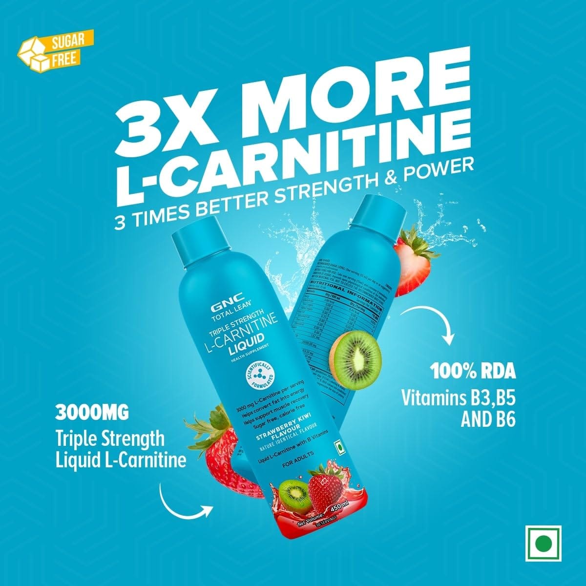 gnc l carnitine reviews GNC Liquid L-Carnitine 3000mg | Burns Fat for Healthy Weight Loss | Fast  Acting with 3X Strength | Speedy Muscle Recovery | Added B Vitamins |  Strawberry Kiwi