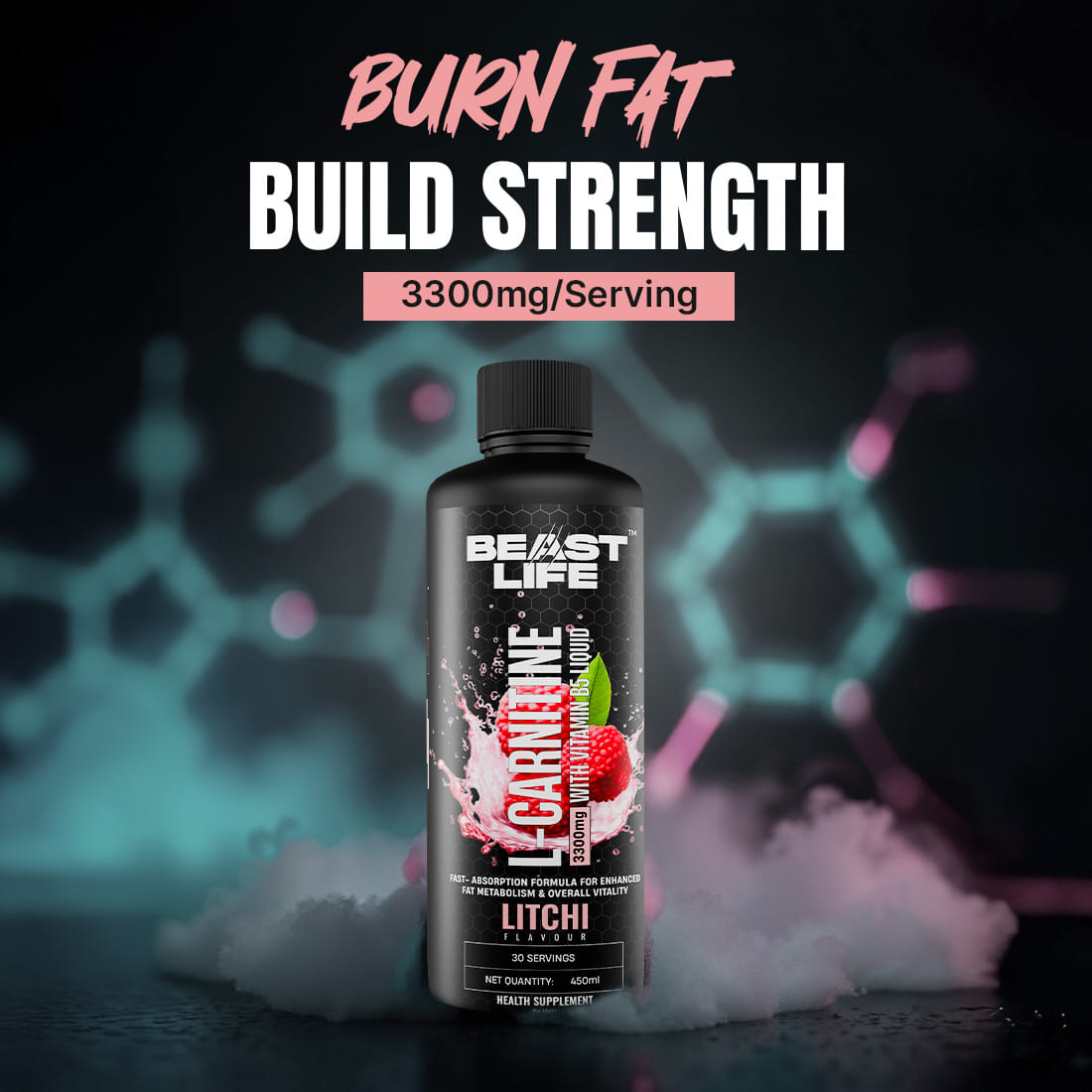 beast l carnitine BeastLife L-Carnitine Liquid Supplement For Men & Women | Pre Workout, Intra Workout & Post Workout Supplement With 3300 mg Per Serving With Added Vitamins Nutrex - Liquid Carnitine 3000