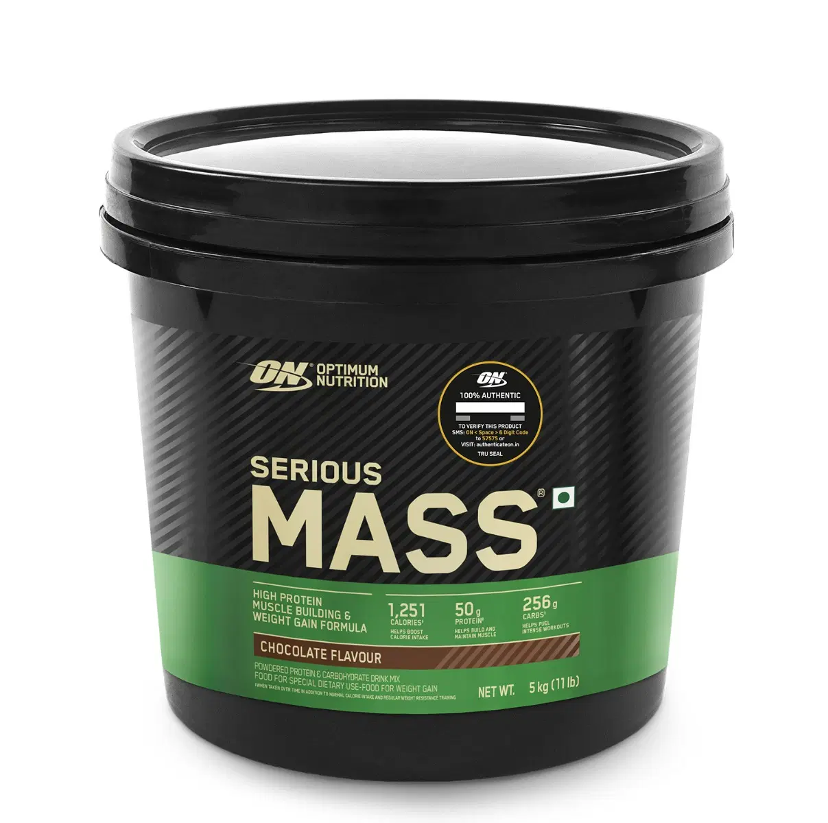 Optimum Nutrition Serious Mass 5 kg Chocolate High Protein Weight