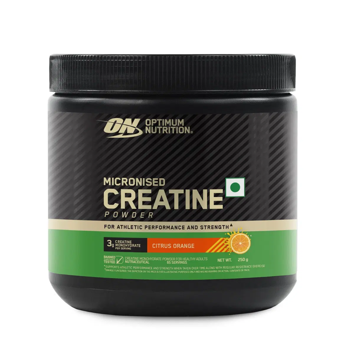 Optimum Nutrition (ON) Micronized Creatine Powder 250 Gram, 65 Serves ...