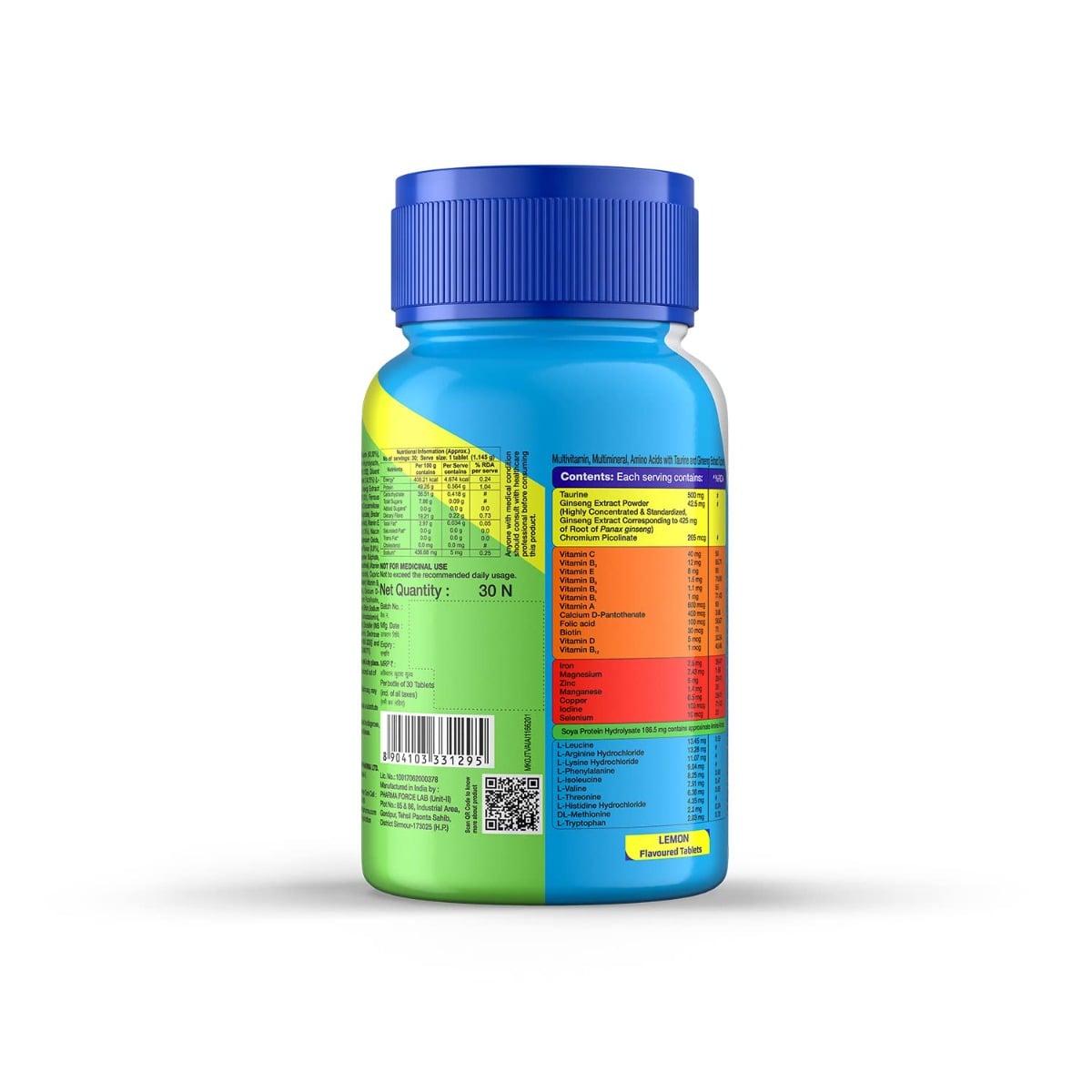 Mankind Health Ok With Natural Ginseng and Taurine, Packed with ...