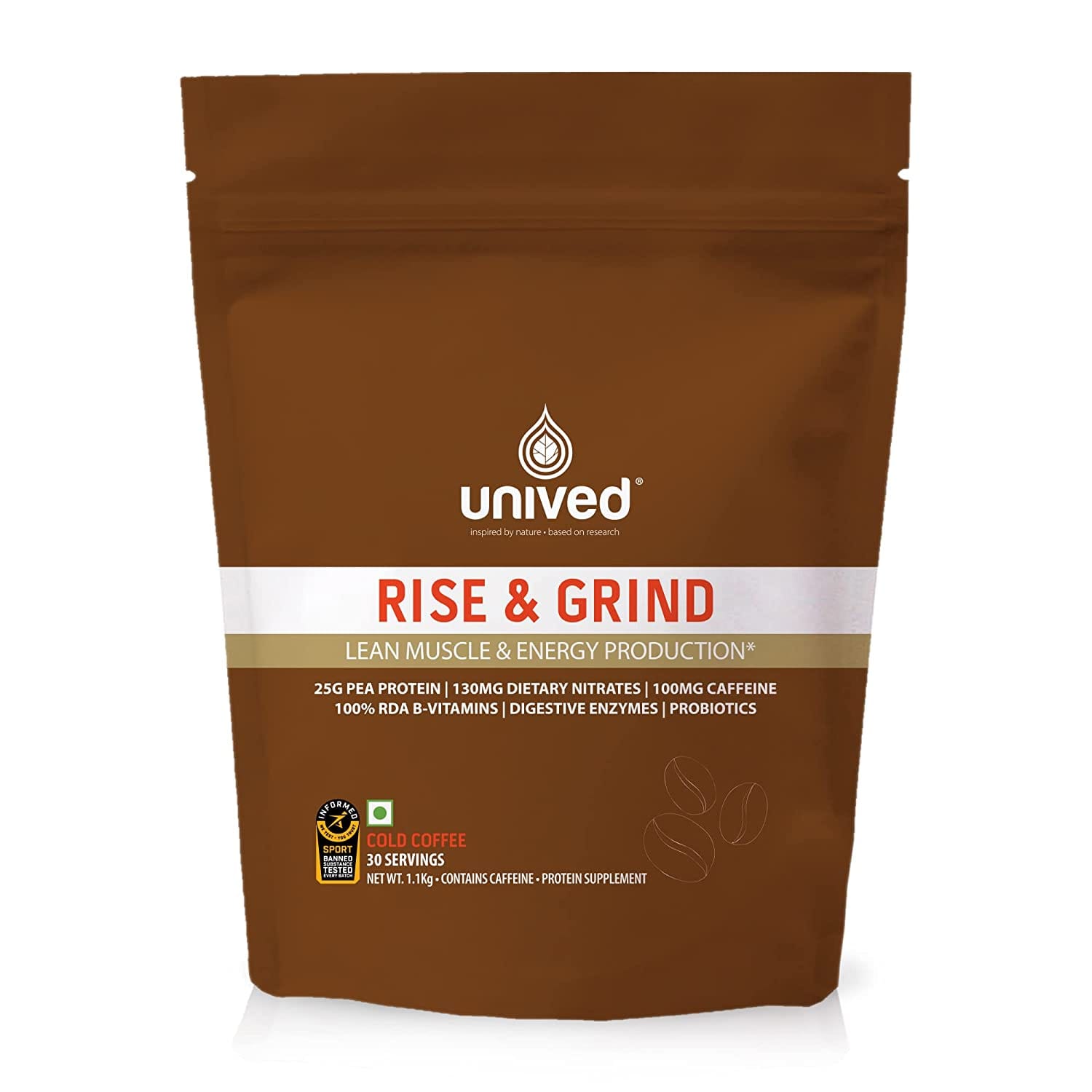 Unived Rise and Grind Protein (Cold Coffee) 30 Servings-image-42