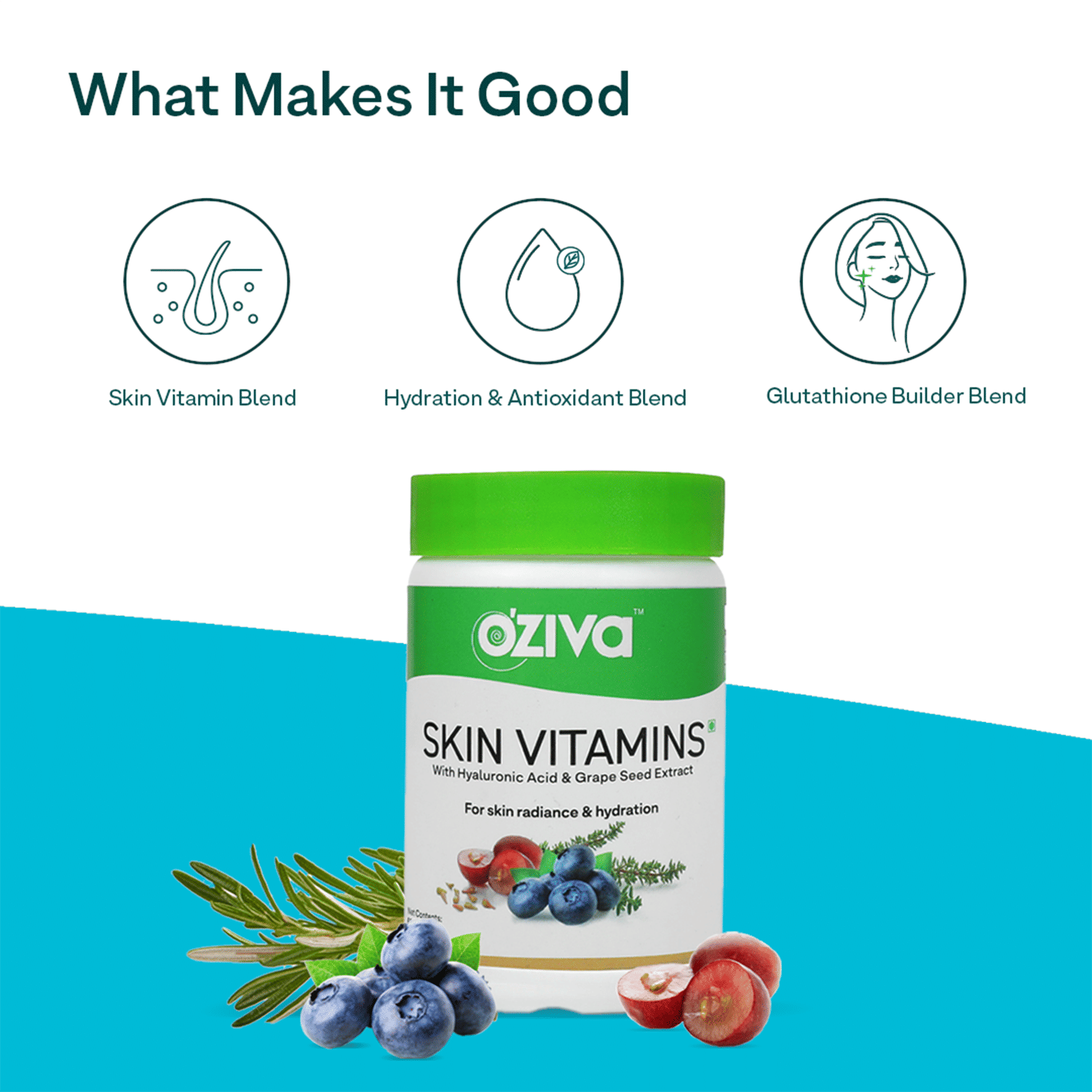oziva glutathione builder price + Antioxidants OZiva Bioactive Gluta Fizzy 30
