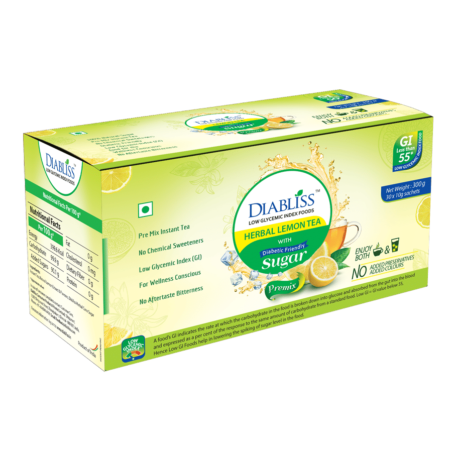 DiaBliss Herbal Diabetic Friendly Herbal Lemon Tea - Low GI - 30 x 10 ...