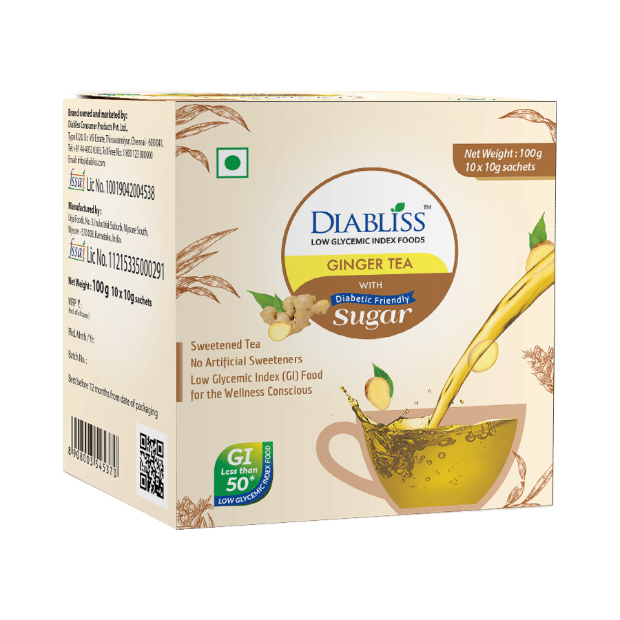 Diabliss Diabetic Friendly Low Glycemic Index (GI) Ginger Tea 10 x 10g ...