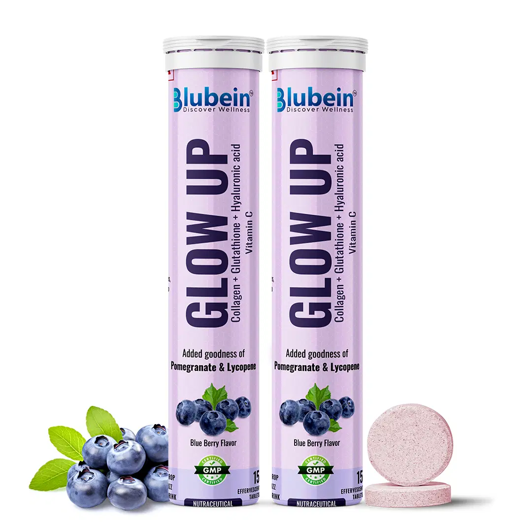 glutathione blueberry Blubein Glow Up Radiant Skin Care Drink | 1000mg Marine Collagen with & Vitamin C for Youthful Skin Size:3mL*1 vial serum for dewy glow Innovation at Danaher Diagnostics