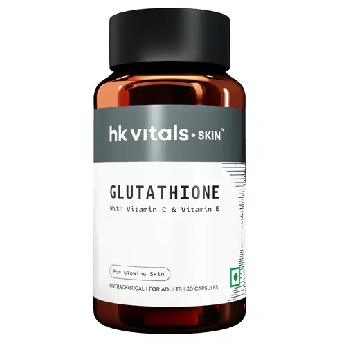 HK Vitals Glutathione + Vitamin C + Vitamin E + Biotin | 30 Capsules | Skin HK Vitals Glutathione + Vitamin C + Vitamin E + Biotin | 30 Capsules | Skin