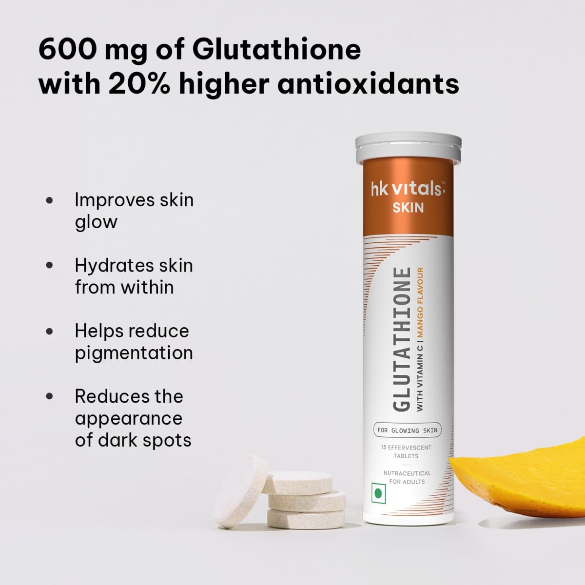 hk vitals glutathione reviews for skin brightness Buy HK Vitals with Vitamin C Promotes Glow Effervescent Tablet Watermelon Online at Best Price of Rs 649 Buy HealthKart HK Vitals Glutathione