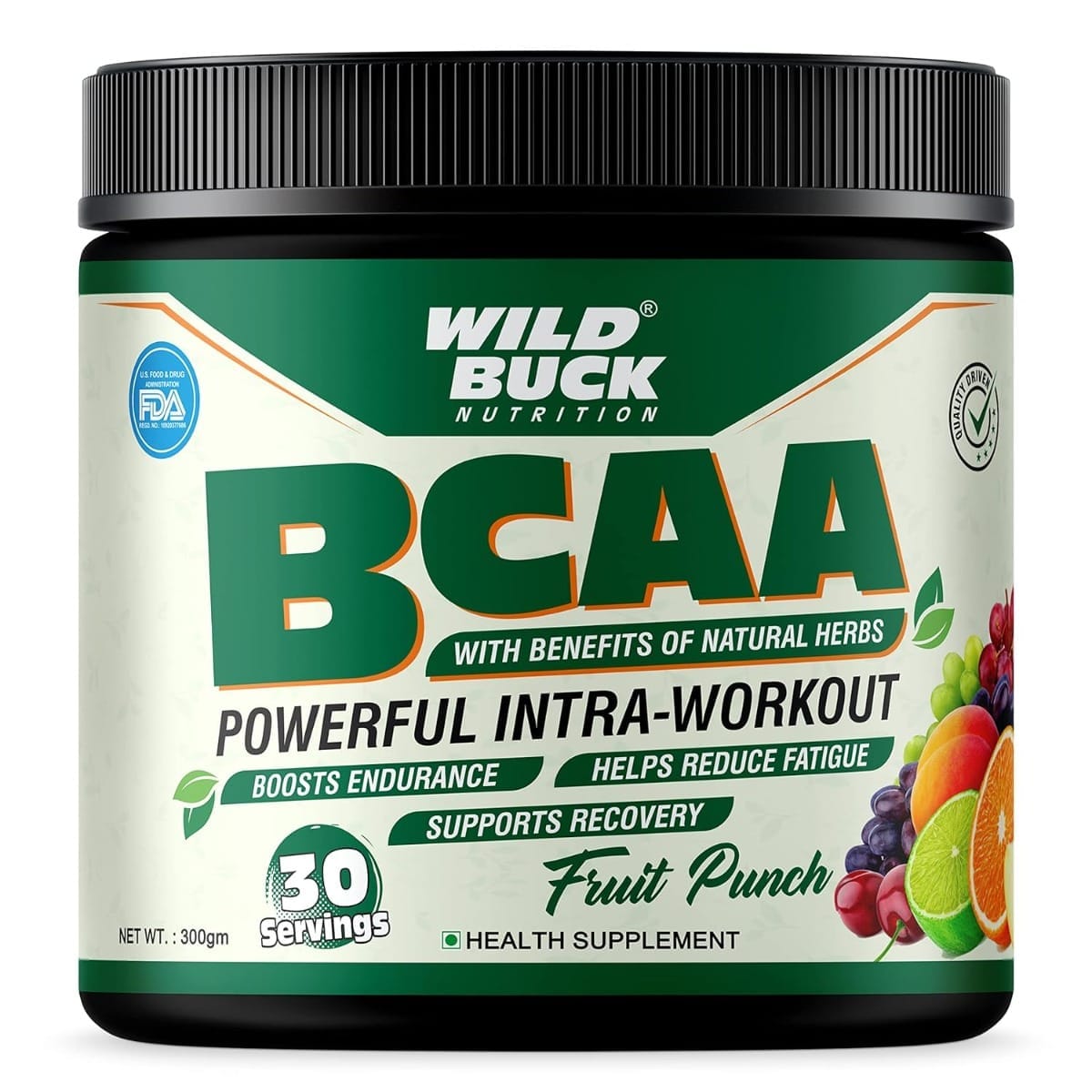 WILD BUCK BCAA Powder with Natural & Powerful Herbs for Muscle Endurance, Muscle Growth, Recovery & Hydration | Pre, Intra & Post Workout BCAAs Supplement for Women & Men-picture-25