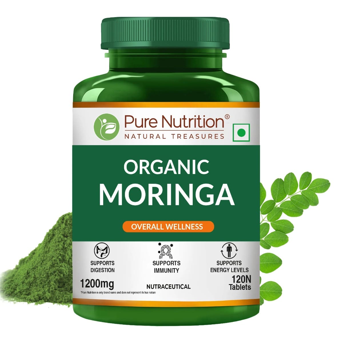 Pure Nutrition ORGANIC MORINGA 1200MG 120 TABS- ONLINE-image-16