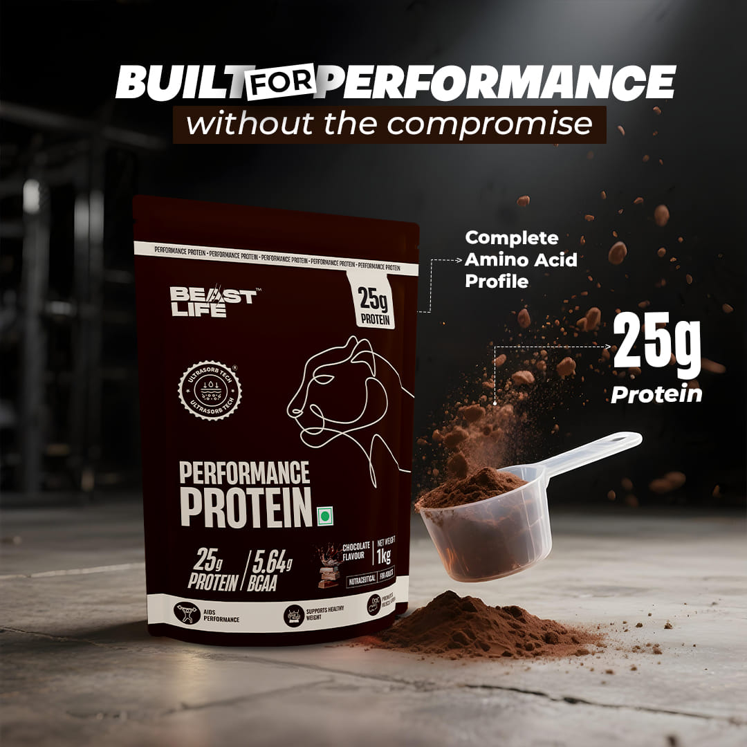 BeastLife Performance Yeast Protein Powder | 25g Protein | Chocolate ...