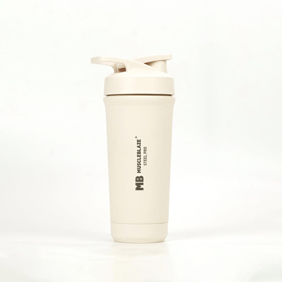 MuscleBlaze Stainless Steel Gym Shaker Pro (Beige, 700ml)-picture-13