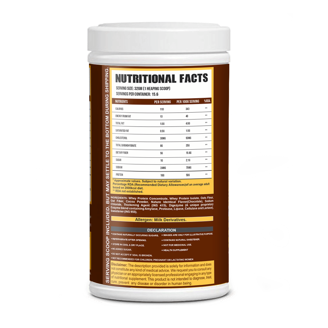 Ripped Up Nutrition Protein Oats 500g