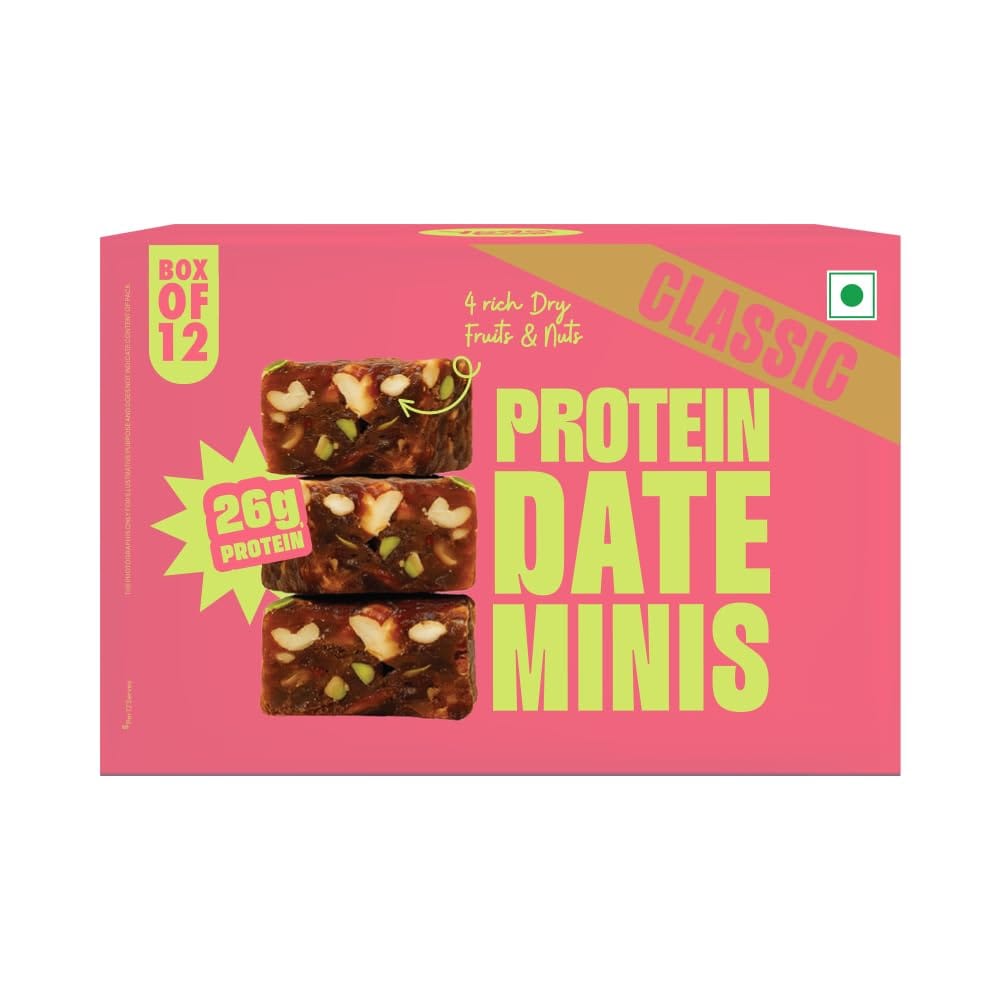 Yogabar Date Minis 12 x 20g | 240g Pack | Goodness of dates & Nuts-image-39