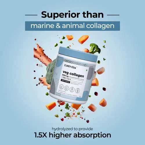 cureveda veg collagen + glutathione Glow Plant-Based Chocolate Builder Powder for Skin Radiation &Hydration Price in India Radiate confidence with Cureveda's Adaptogenic