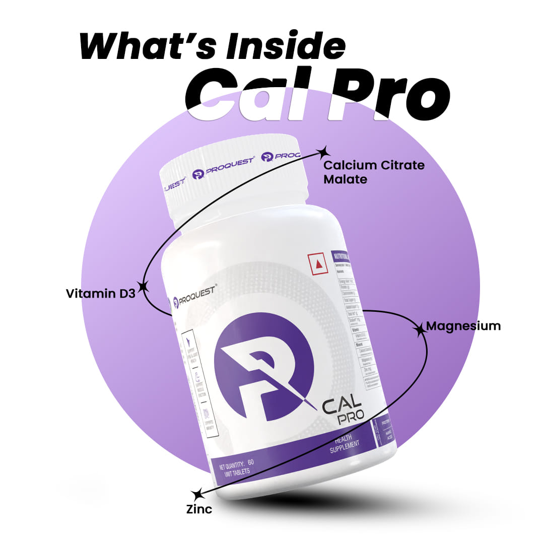 PROQUEST Nutrition Calcium Tablets-60 | Cal Pro with Calcium Citrate ...