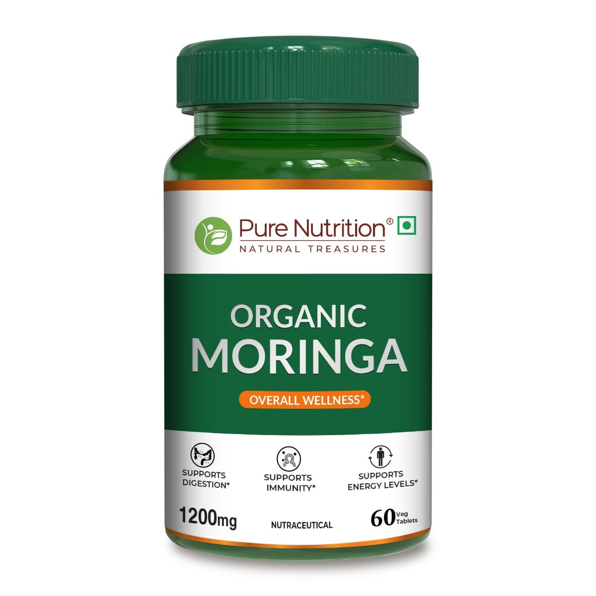 Pure Nutrition Organic Moringa 1200mg 60 Tabs-image-17