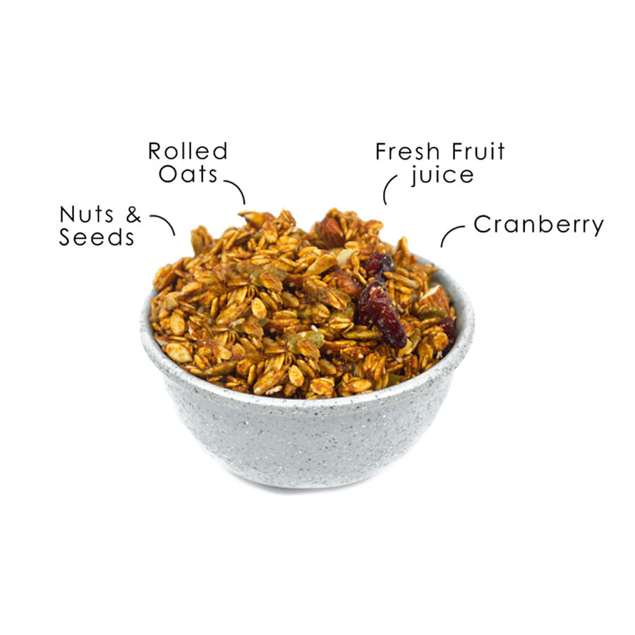 Hachi With Love Premium Mango Cranberry Granola Bottle (500g)