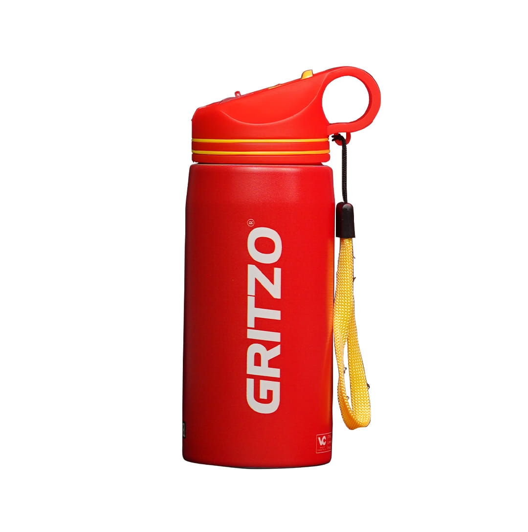 Gritzo Iron Man Sipper Bottle (Red, 500ml) | BPA Free, Leak-Proof-picture-15