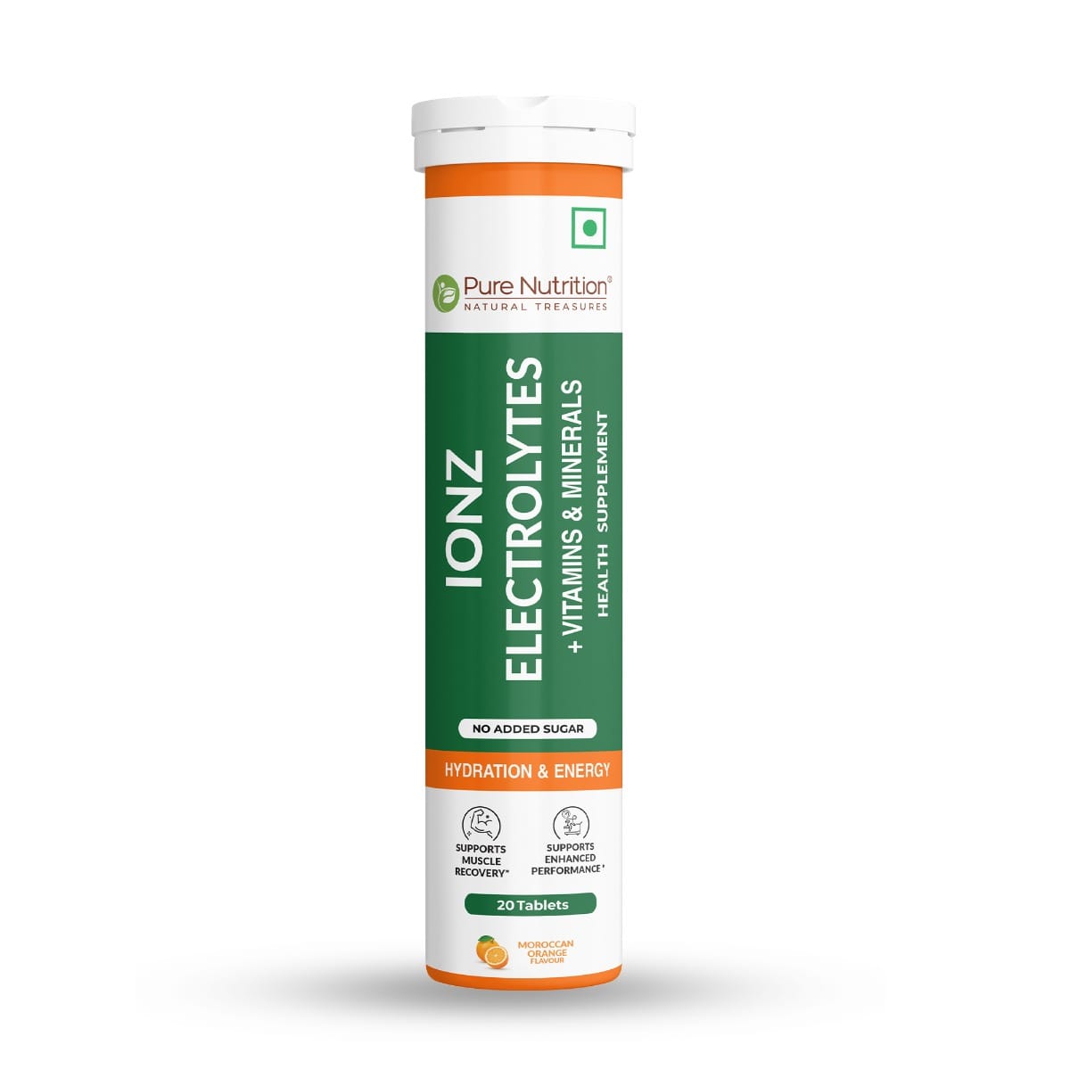 Pure Nutrition Ionz Electrolytes – Zero Sugar Added | 20 Effervescent Tablets – Moroccan Orange Flavour | For Instant Hydration, Energy, Performance & Recovery-image-5