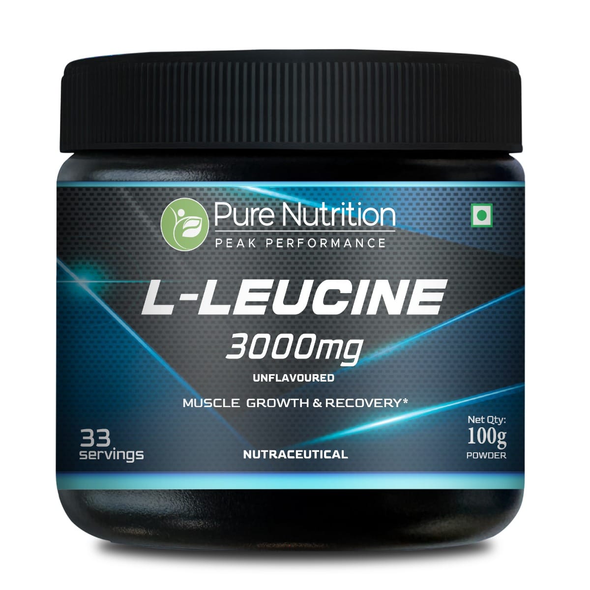 Pure Nutrition Peak Performance L-Leucine Powder – 3000mg per Serving, 100g (33 Servings) | 100% Pure & Unflavoured | Boosts Muscle Growth, Recovery & Stamina | Pre-Workout for Men & Women-image-4