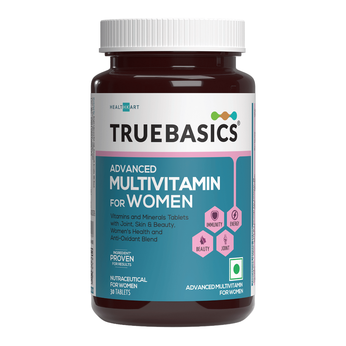 TrueBasics Advanced Multivitamin for Women | With Clinically Researched Ingredients | For Energy, Immunity and Joints, Maintains Hormonal Balance-picture-24