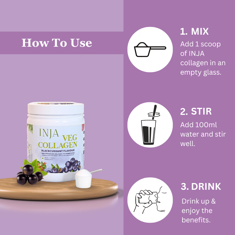 INJA Veg Collagen Blackcurrant Flavour