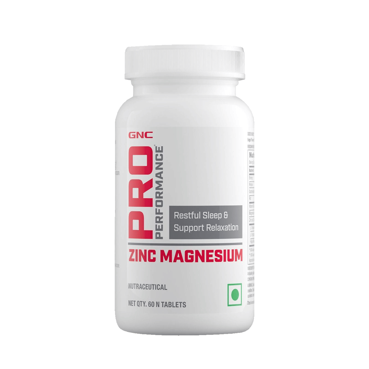 GNC Pro Performance Zinc Magnesium Amino Complex | Promotes Restful Sleep | Relieves Stress | Boosts Immunity | Calms Nerves | Contains Vitamin B6 & Hops Flower Extract | USA Formulated | 60 Tablets-picture-16