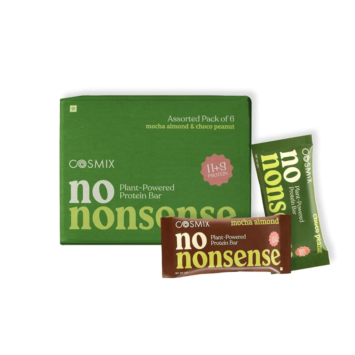 Cosmix No Nonsense Protein Bar | Assorted Pack of 6 | 270g-image-21