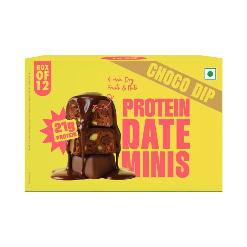 Yogabar Choco dipped Date Minis 12 x 20g | Goodness of Dates & Nuts | 240g pack-image-18