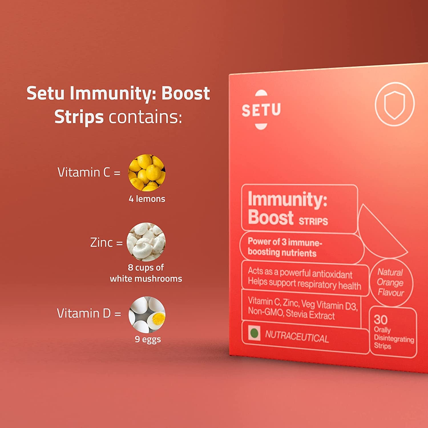 Setu Immunity: Boost Strips | Promotes Immunity, Energy, Bone Health ...