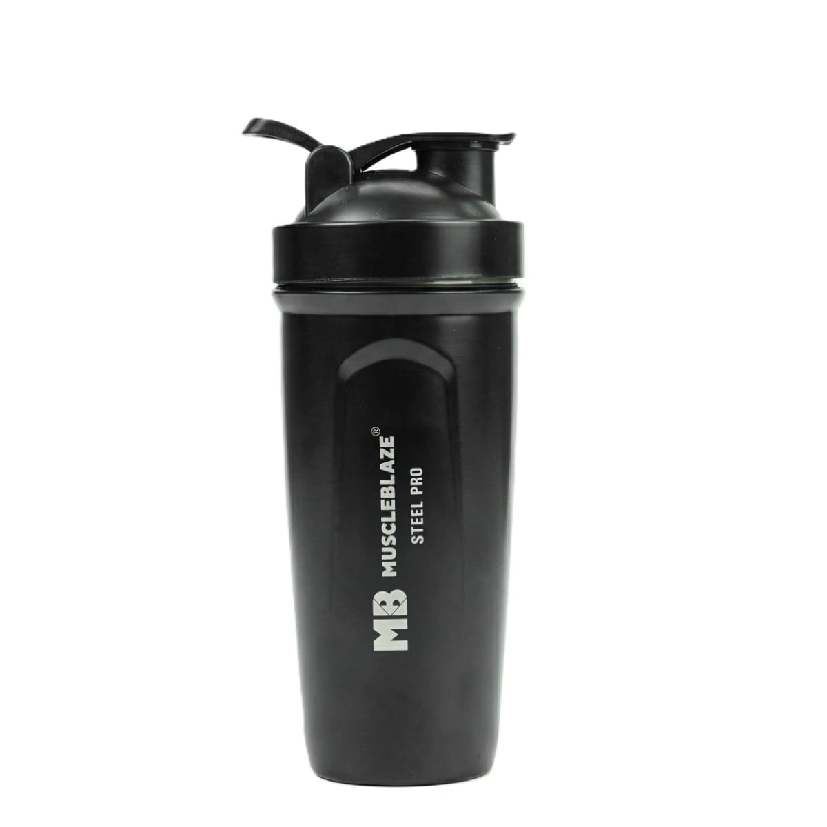 MuscleBlaze Stainless Steel Gym Shaker (Black, 700 ml)-picture-17