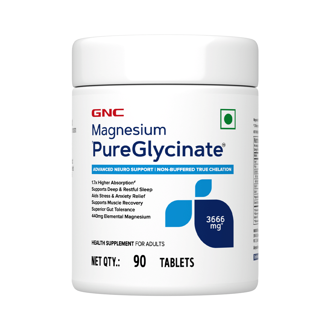 GNC Magnesium PureGlycinate 3666 mg 90 Tablets