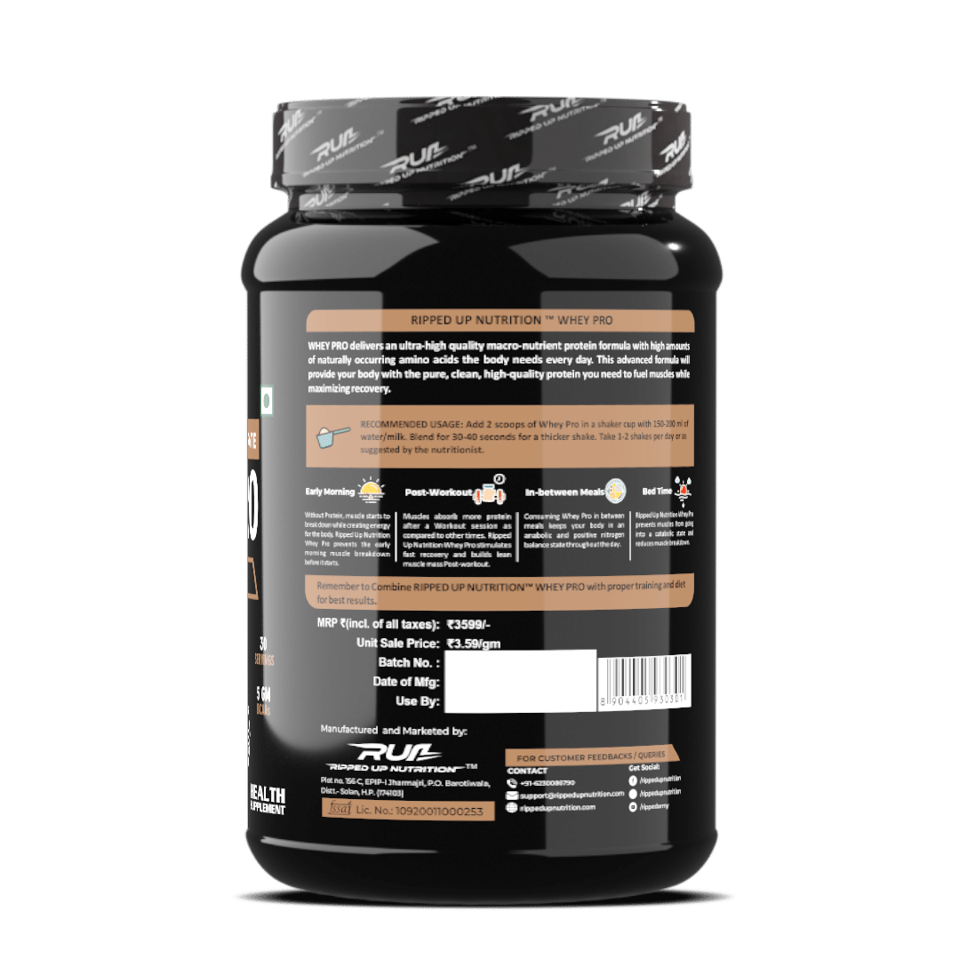 Ripped Up Nutrition Whey Pro 1kg