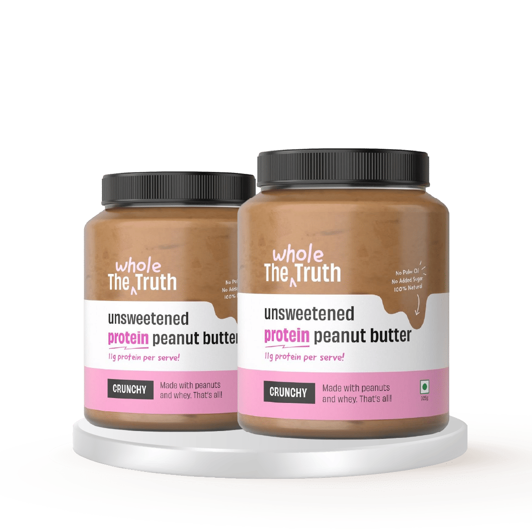 The Whole Truth No Added Sugar Protein Peanut Butter 925g with 11g protein per serve Crunchy Unsweetened | Pack of 2-picture-12