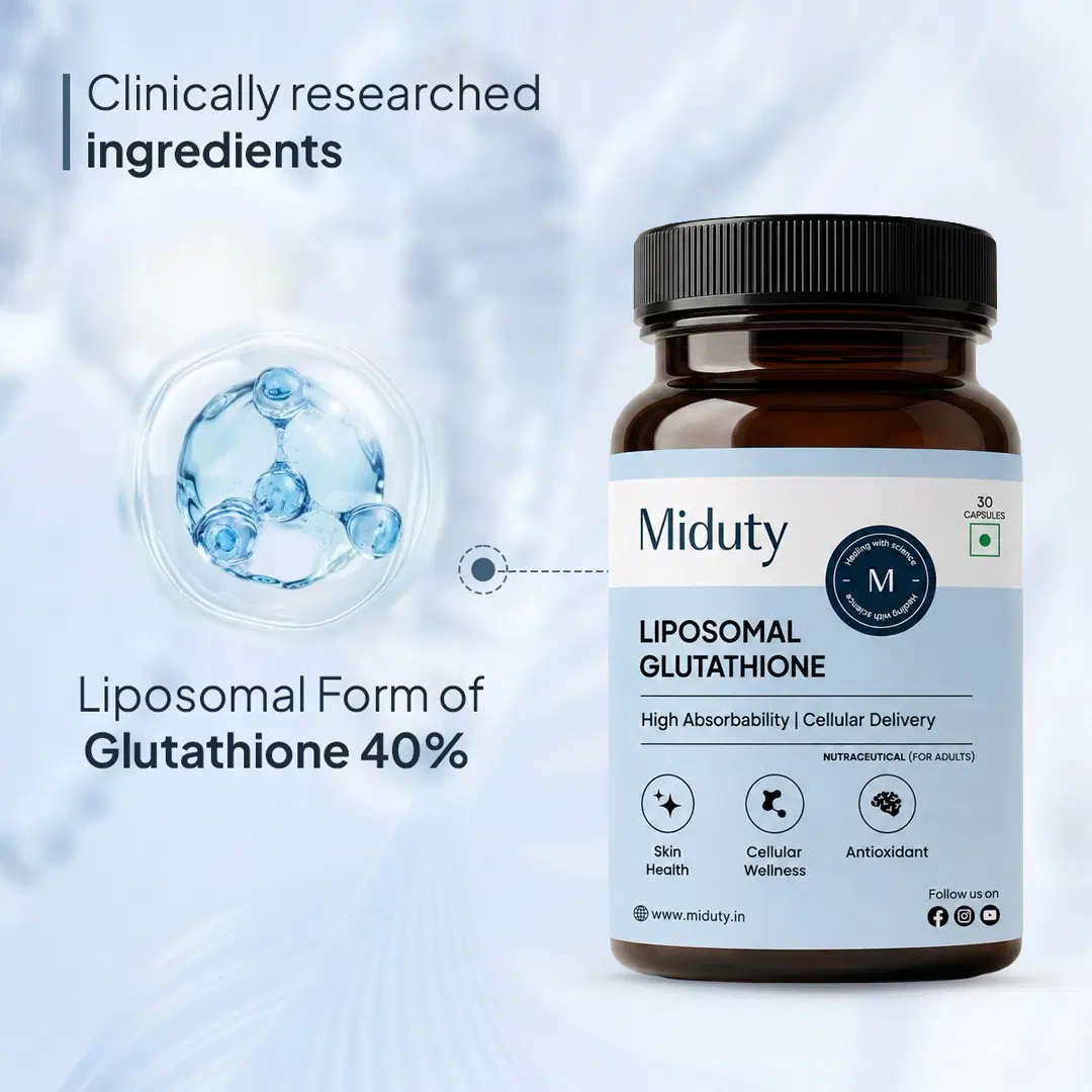 liposomal glutathione cellular delivery Miduty 40% Anti Aging Skin Brightening 8x Absorption 30 capsule The Good Bug Gluta class:glp-1-triple KIT COLOR:TACTICAL 1