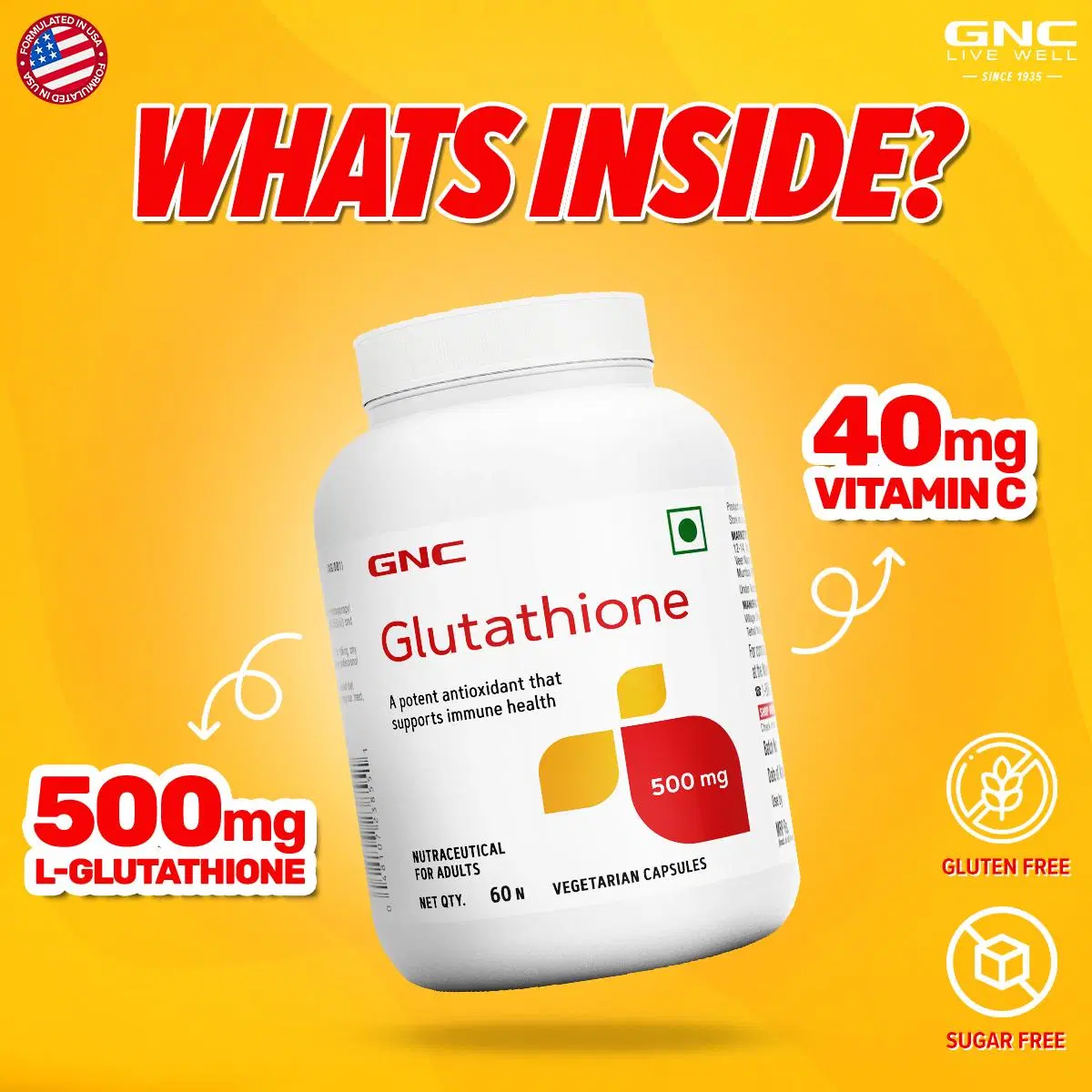 glutathione canada gnc Liposomal 1000mg SR+ is a sophisticated supplement formulated with L Codeage - Amen Glutathione -